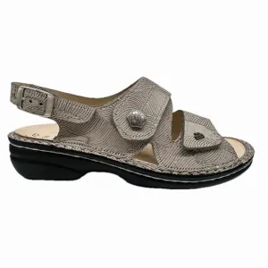 Finn Comfort Women's Milos Sandals- Storm Sand