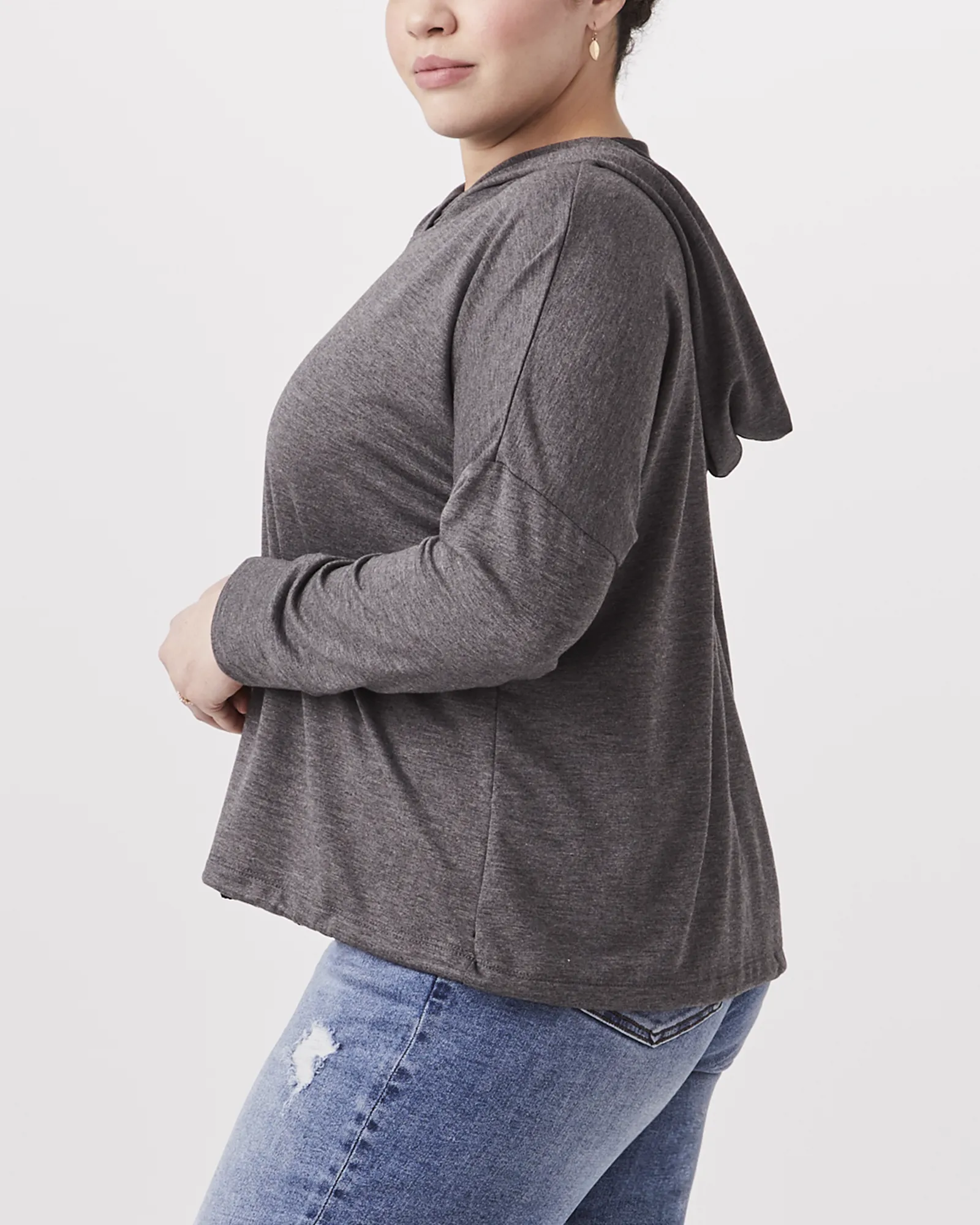 Nina Pullover Hoodie | Black