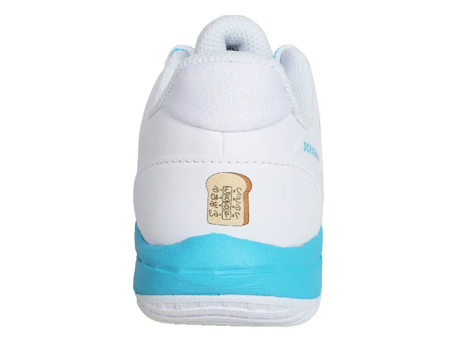 [VICTOR X DORAEMON] P-DRMJR A Bright White Junior Court Shoes